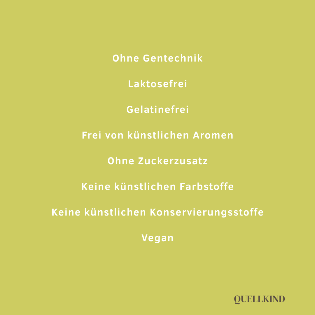 Vegane Kapseln ohne künstliche Zusätze oder Aromastoffe
