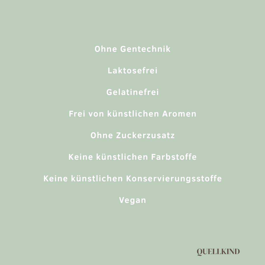 Vegane Kapseln ohne Farbstoffe, Zucker oder Aromastoffe