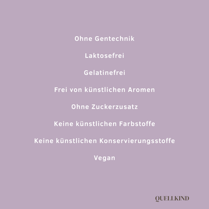 Vegane Kapseln ohne Zusatzstoffe, Zucker oder Aromen