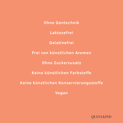 Vegane Kapseln ohne künstliche Aromen, Zucker oder Konservierung