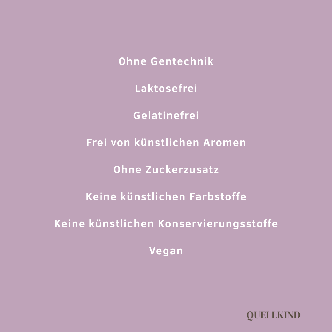 Vegane Kapseln ohne künstliche Zusatzstoffe, Farbstoffe oder Aromastoffe