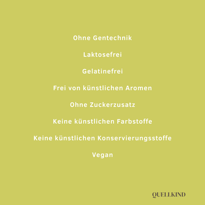Vegane Kapseln ohne künstliche Zusätze oder Aromastoffe
