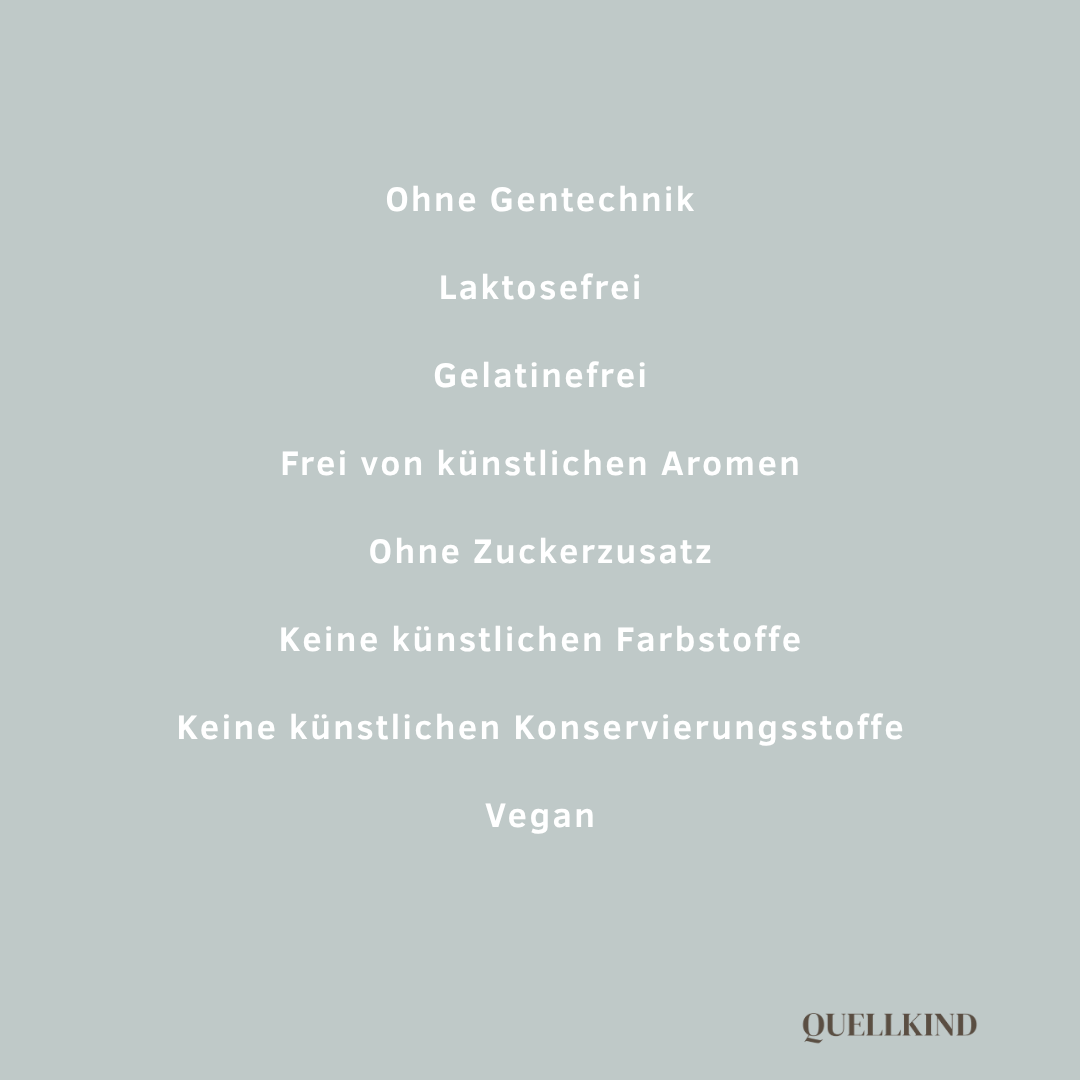 Vegane Kapseln ohne Zusatzstoffe, Farbstoffe oder Aromen