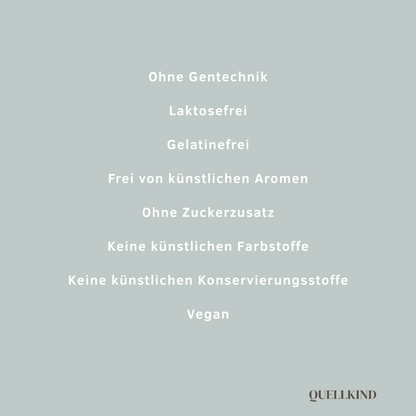 Vegane Kapseln ohne Zusatzstoffe, Farbstoffe oder Aromen