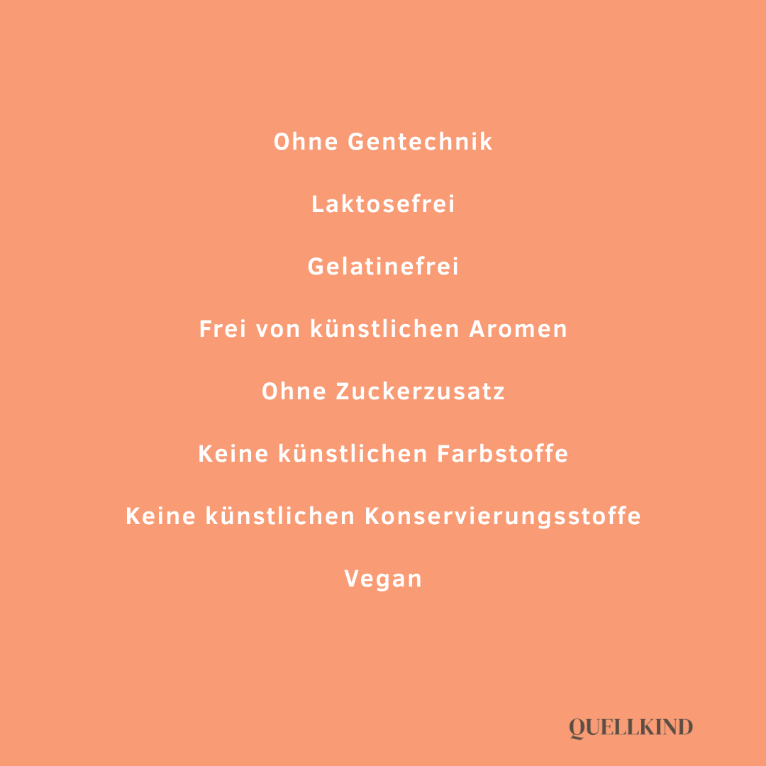 Vegane Kapseln ohne künstliche Zusatzstoffe oder Zucker