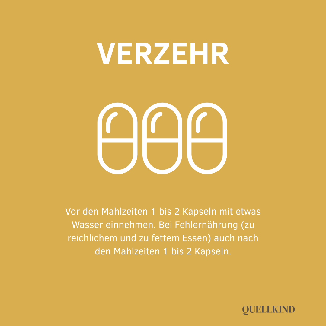 2–3 Kapseln täglich zu den Mahlzeiten einnehmen