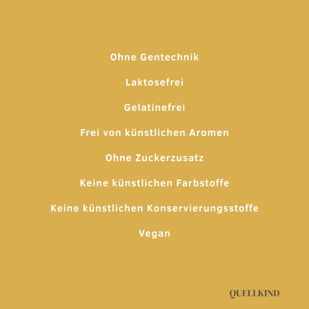 Vegane Kapseln ohne Farbstoffe, Zucker oder Aromen