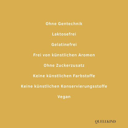 Vegane Kapseln ohne Farbstoffe, Zucker oder Aromen