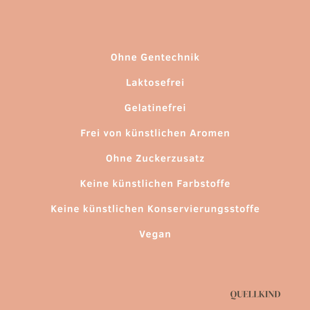 Vegane Kapseln, frei von Gelatine, Gluten, Laktose, Zucker und künstlichen Zusätzen